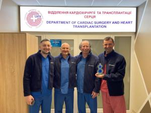 Prof. Myślak na misji transplantacyjnej na Ukrainie